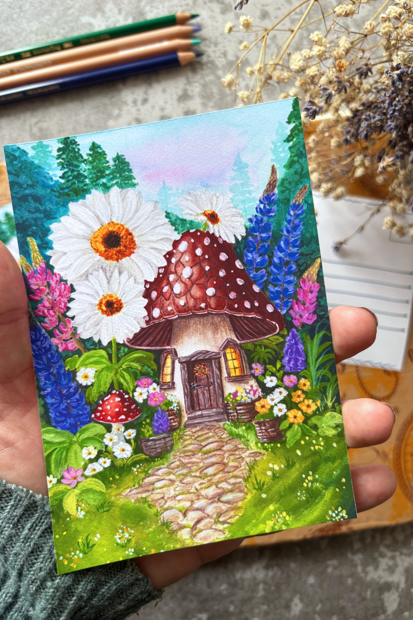 Bloomguard Cottage Postcard