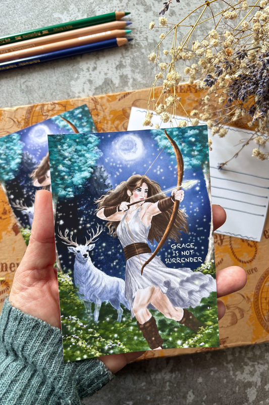 The Poise of Artemis Postcard