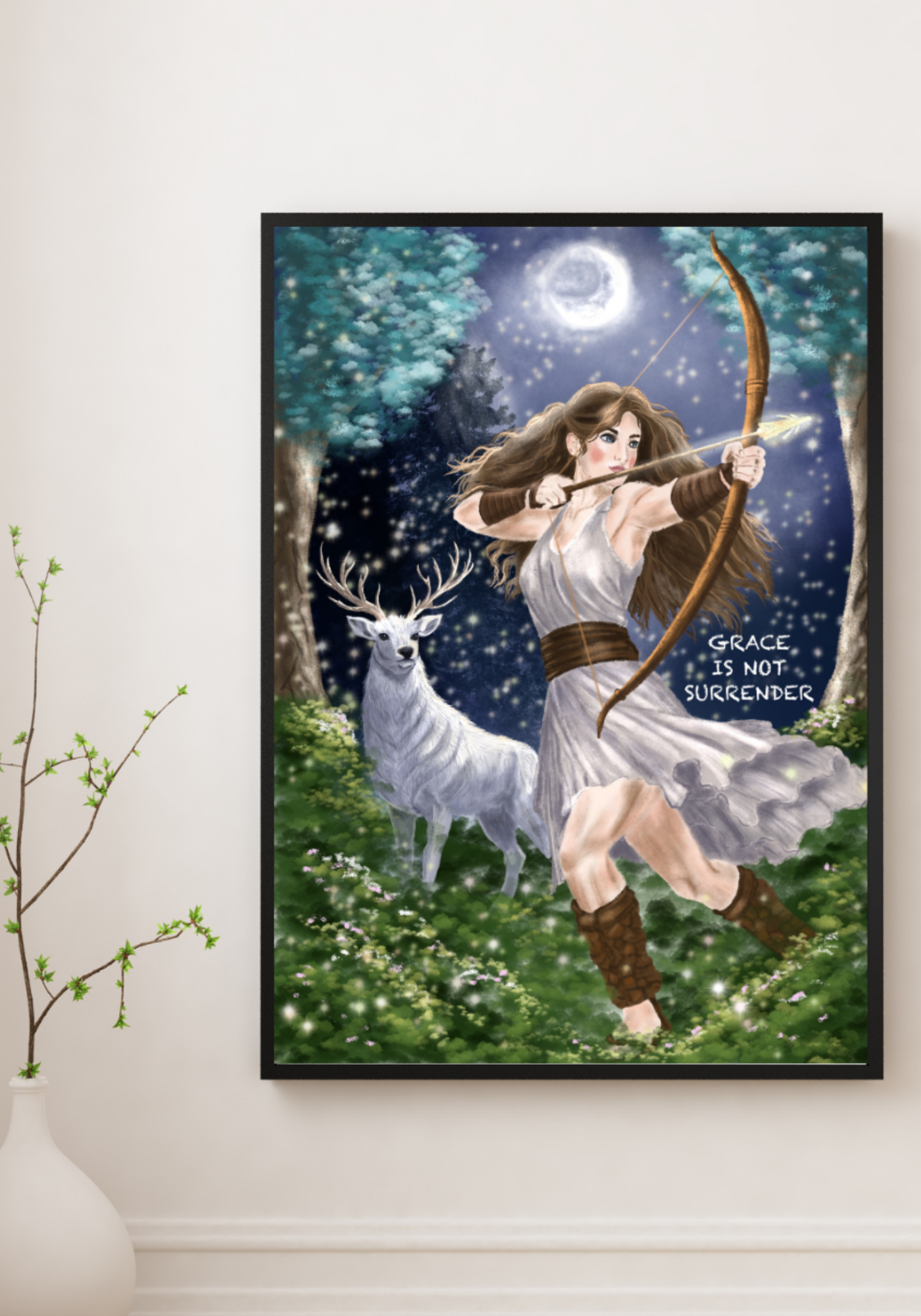 The Poise of Artemis Fine Art Print