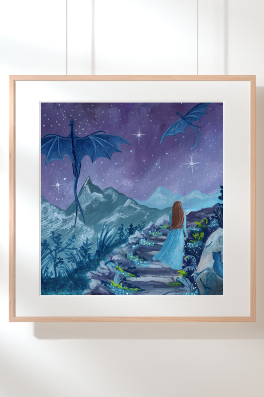 Under Dragon Skies Fine Art Print
