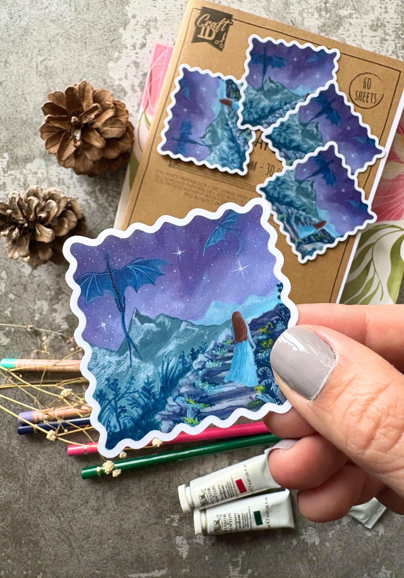 Under Dragon Skies Sticker
