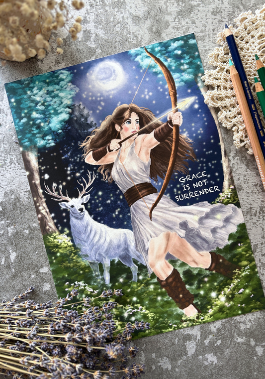 The Poise of Artemis Fine Art Print