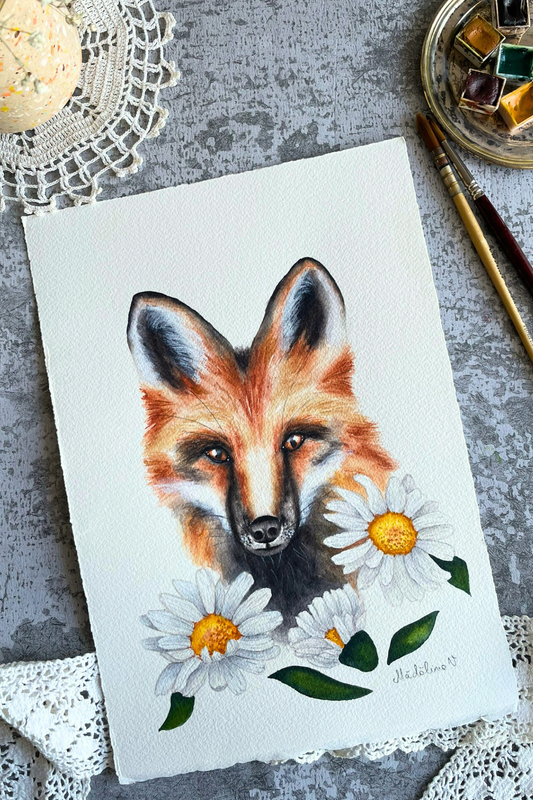 Among the Daisies Fine Art Print