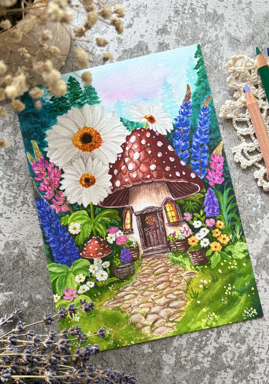Bloomguard Cottage Fine Art Print