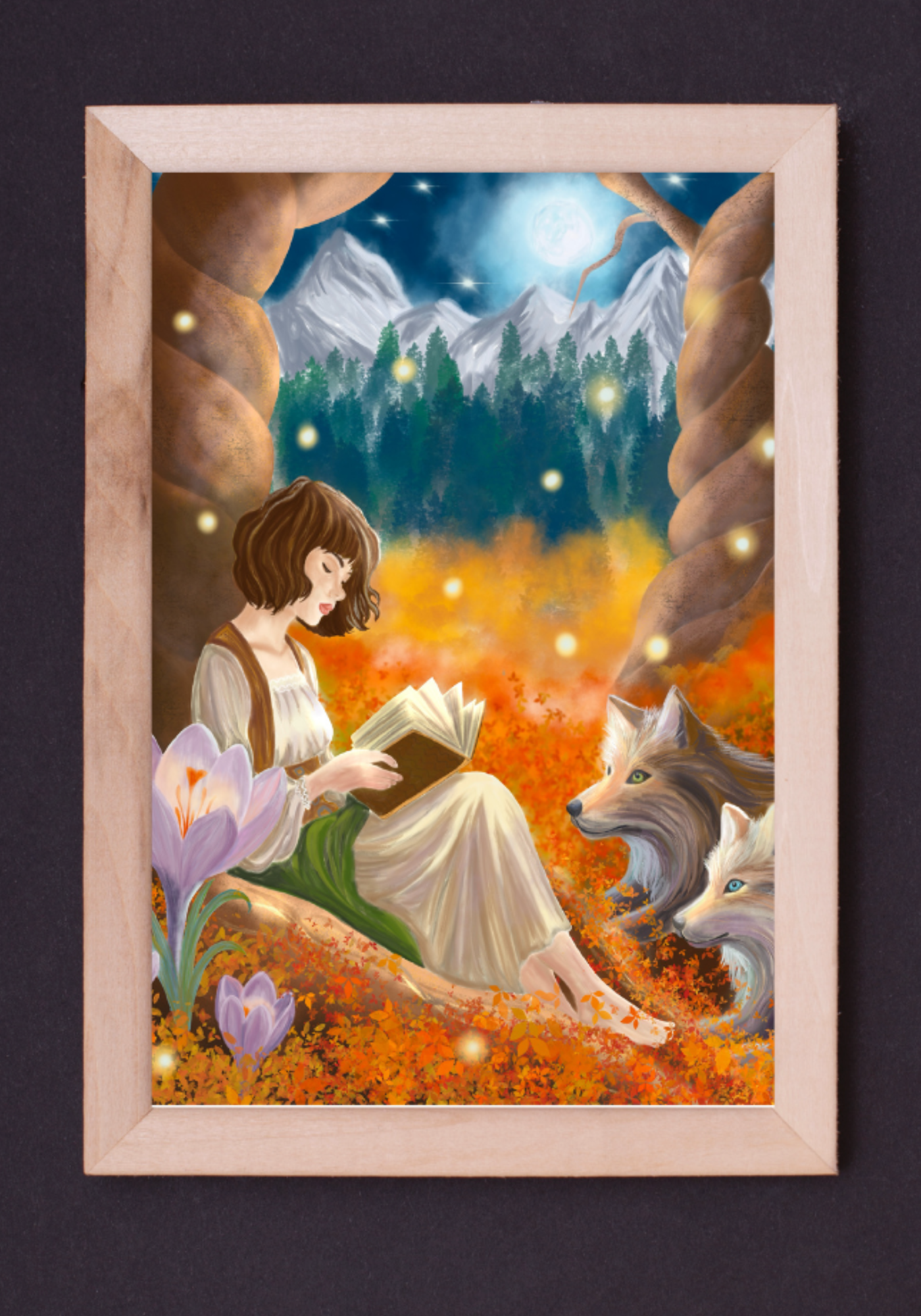A Quiet Autumn Tale Fine Art Print