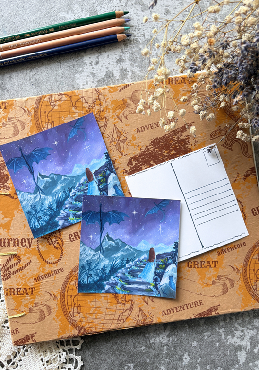 Under Dragon Skies Postcard