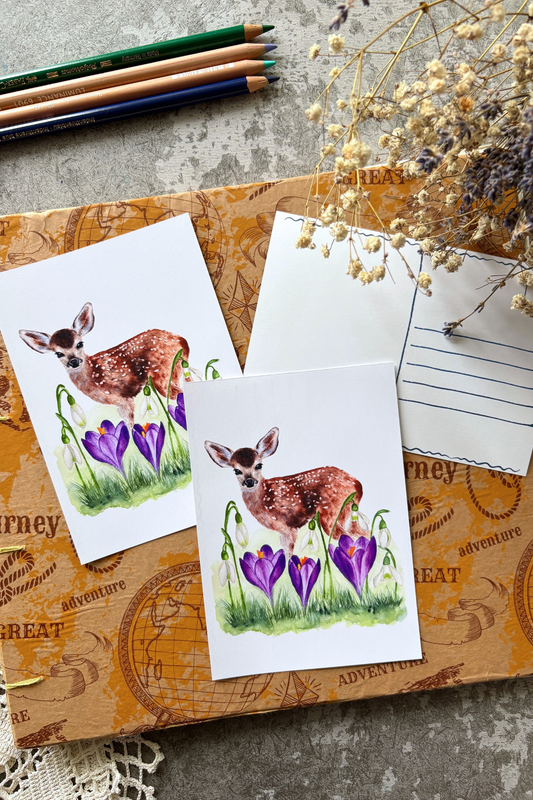 Where Spring Begins Postcard