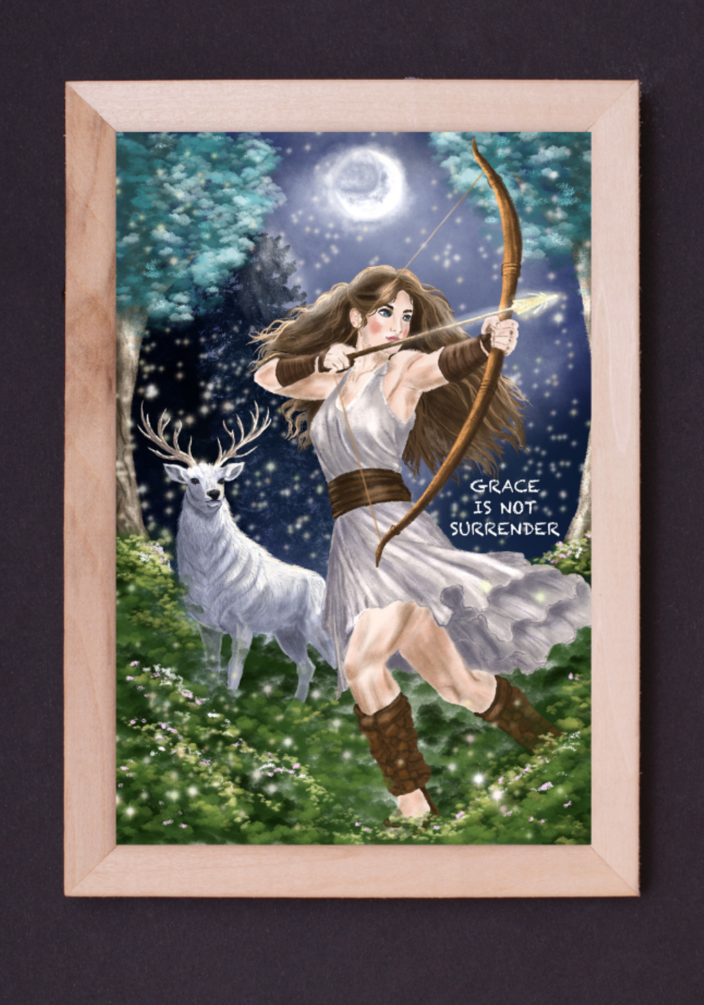 The Poise of Artemis Fine Art Print