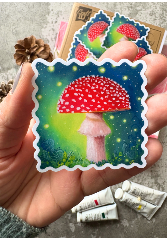 The Enchanted Mushroom Sticker