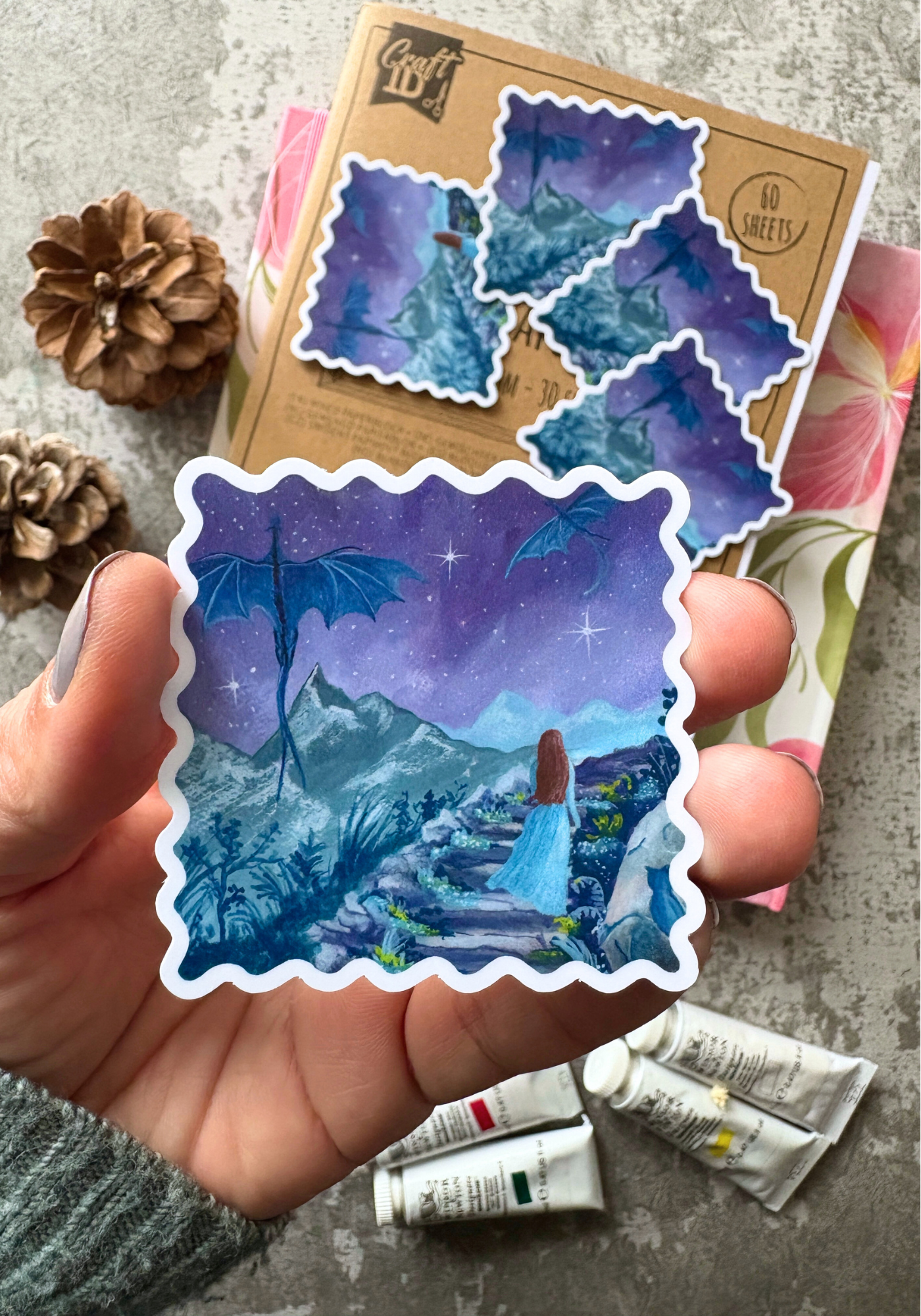 Under Dragon Skies Sticker
