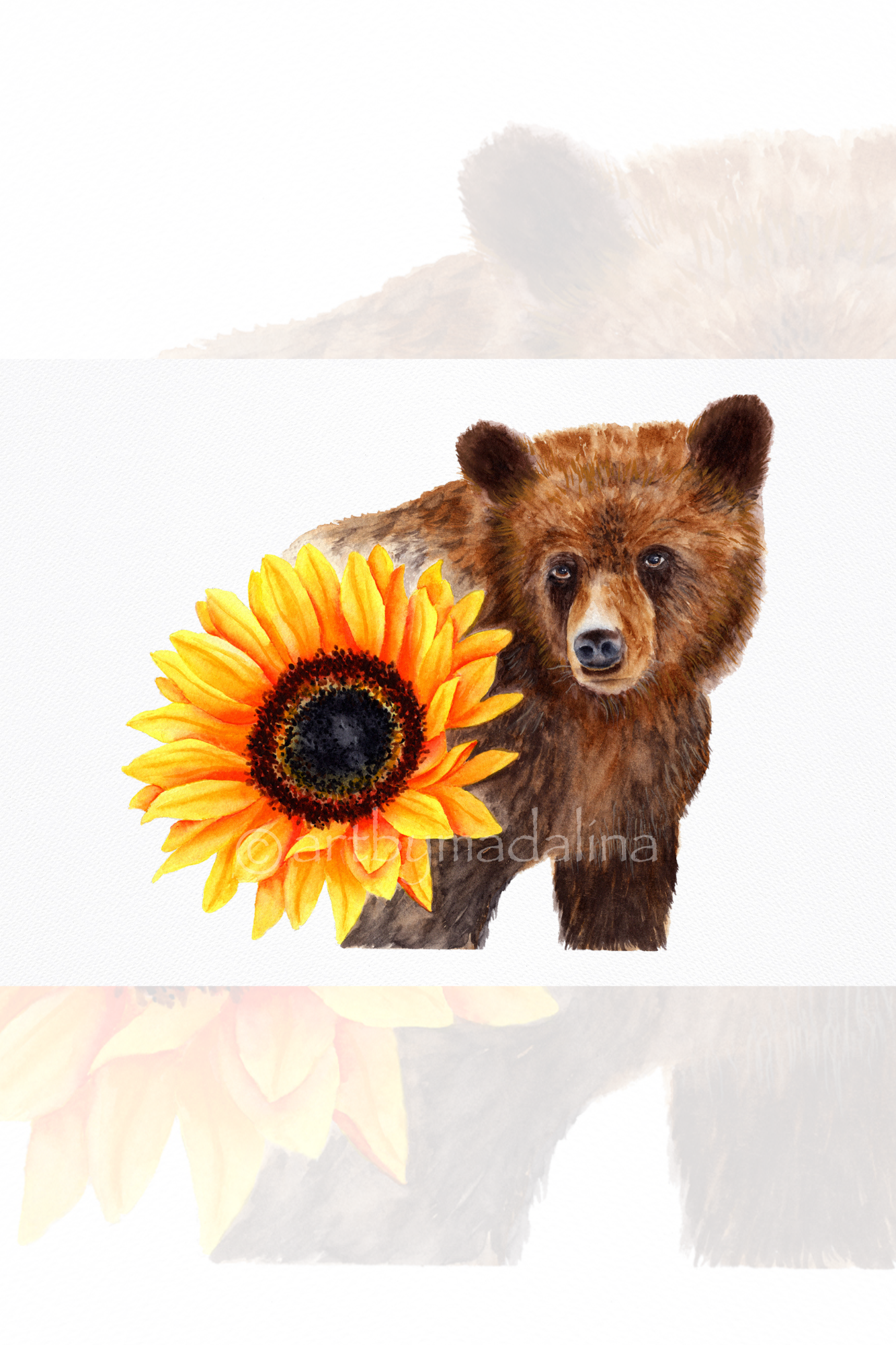 Bear & Golden Hues Fine Art Print