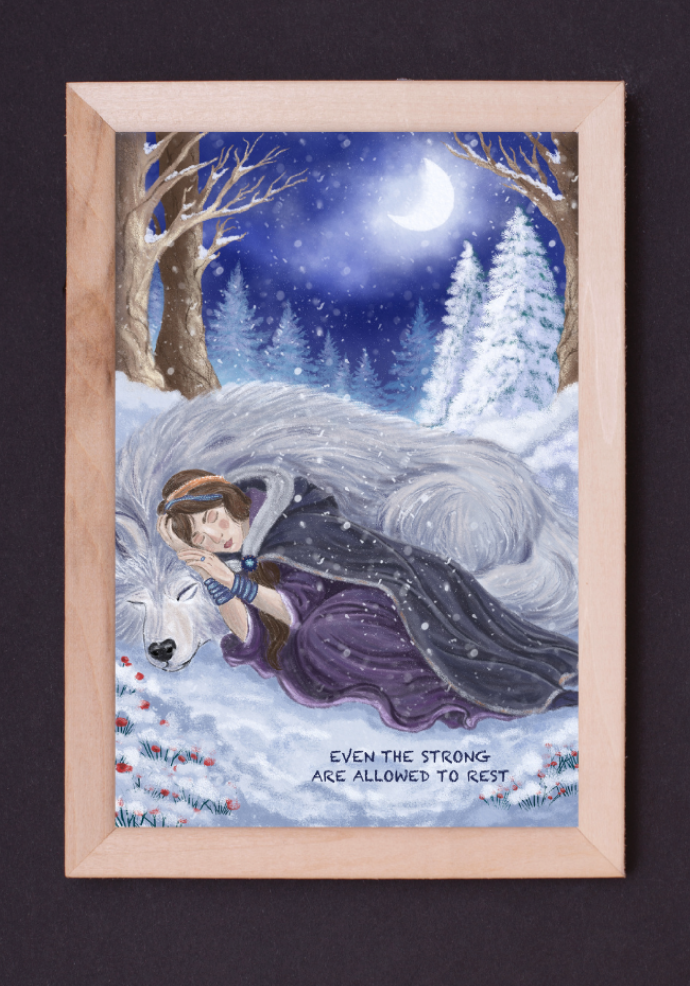 Held by the Silver Night Fine Art Print