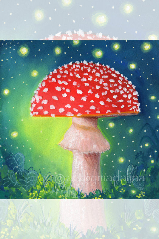 The Enchanted Mushroom Fine Art Print