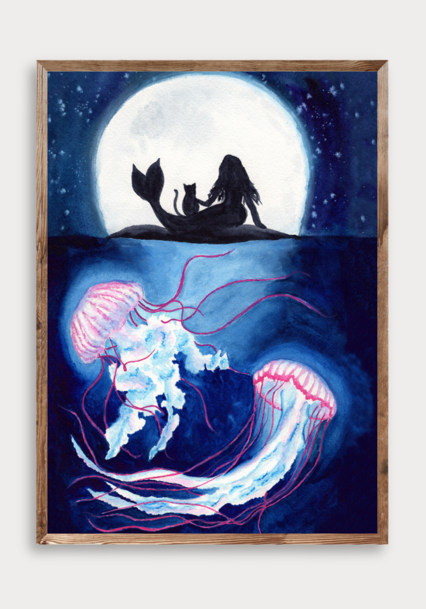 Tides of Light Original Painting on Cotton Paper
