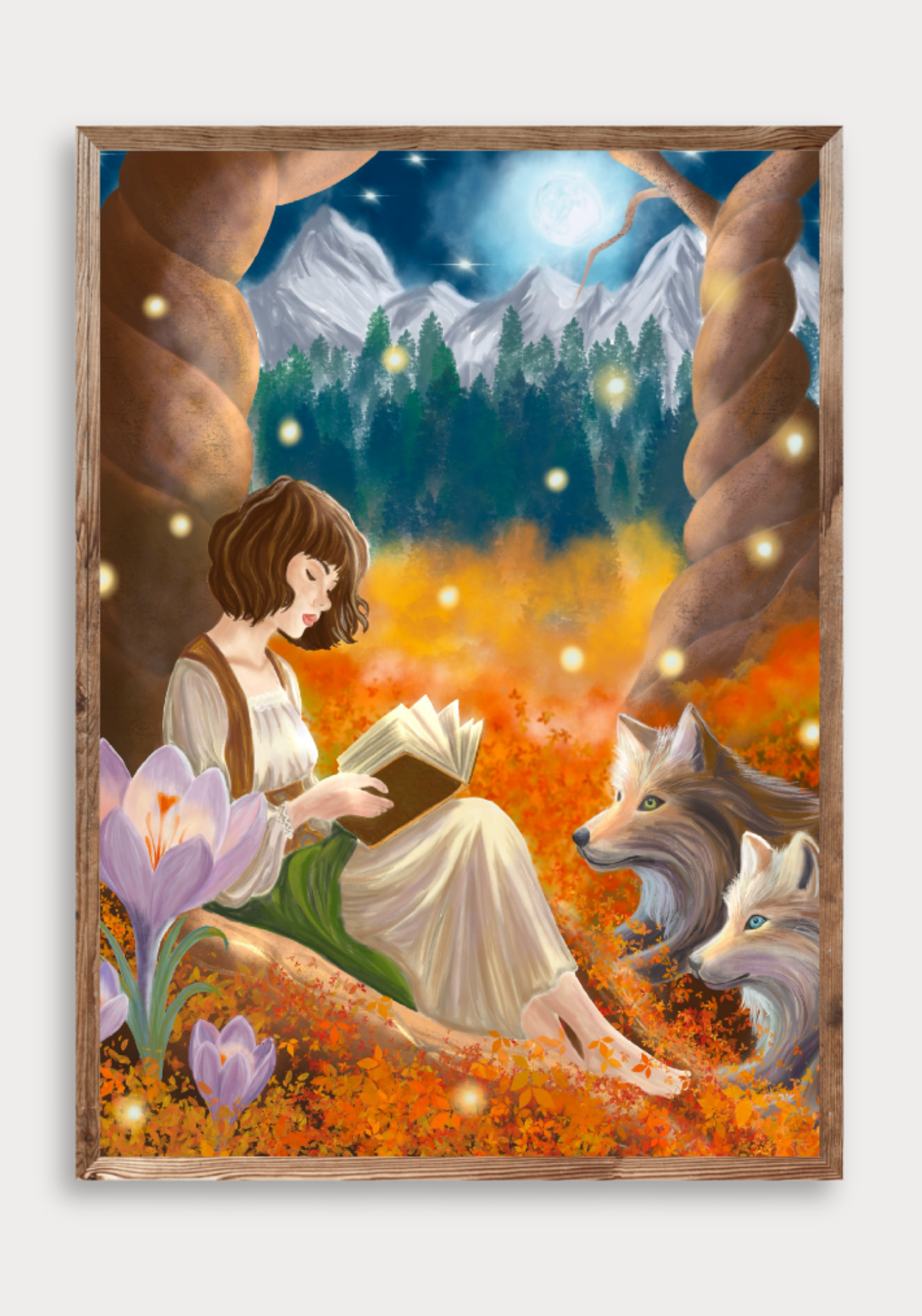 A Quiet Autumn Tale Fine Art Print
