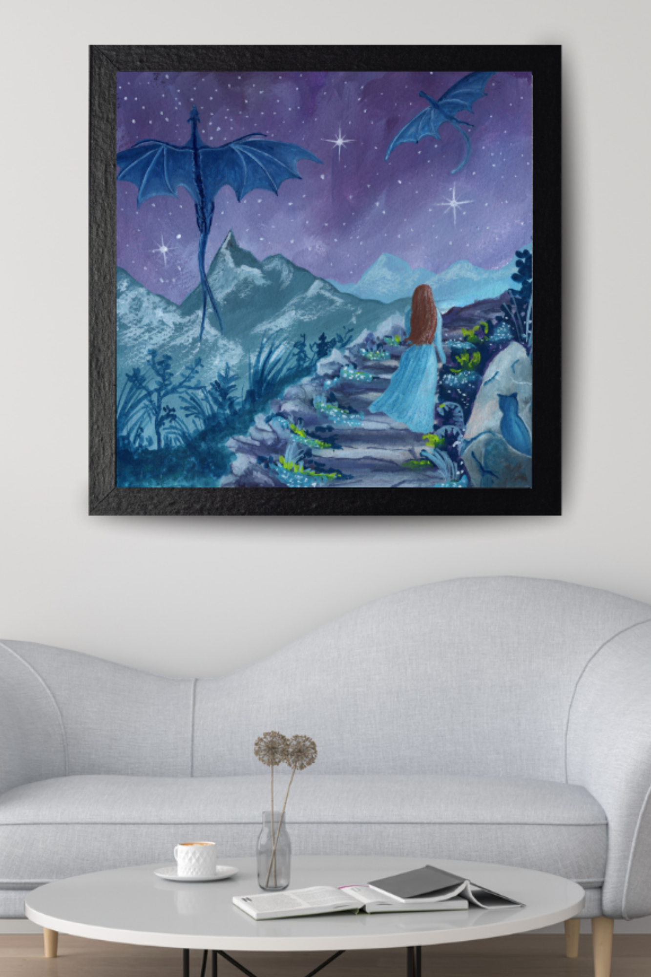 Under Dragon Skies Fine Art Print