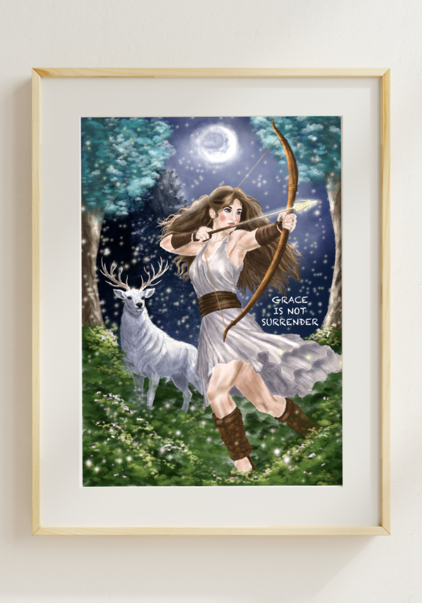 The Poise of Artemis Fine Art Print