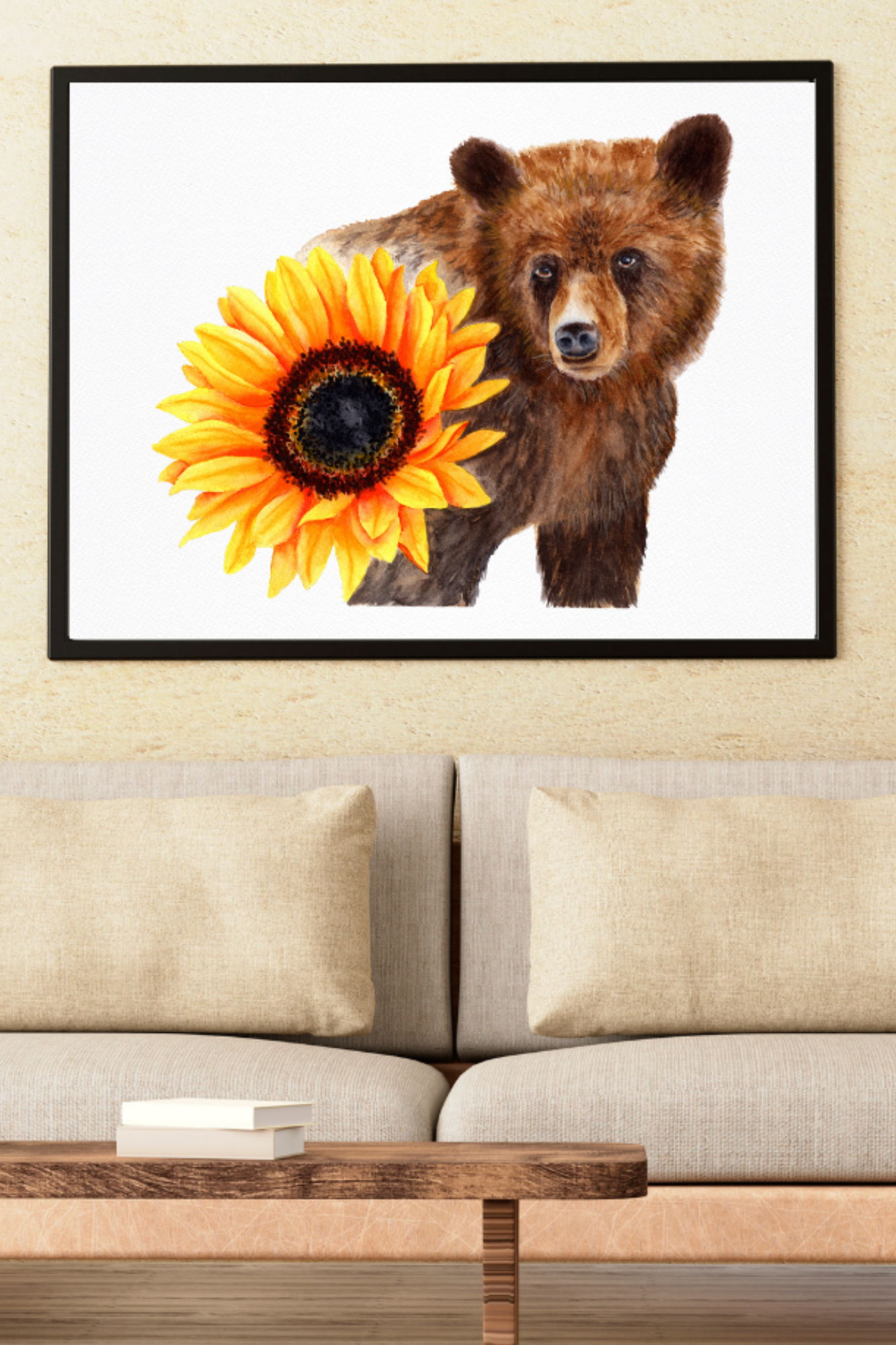 Bear & Golden Hues Fine Art Print