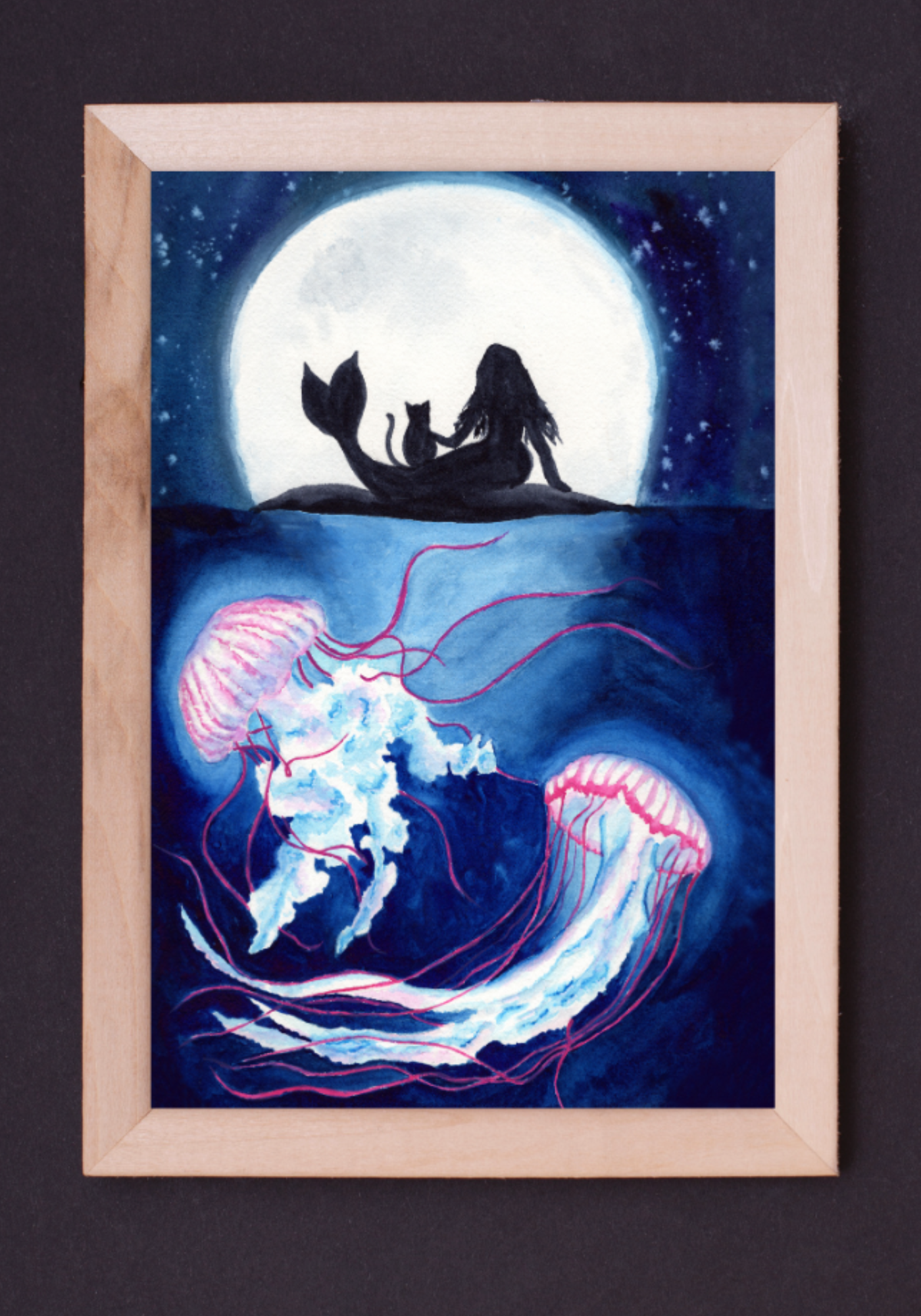 Tides of Light Original Painting on Cotton Paper