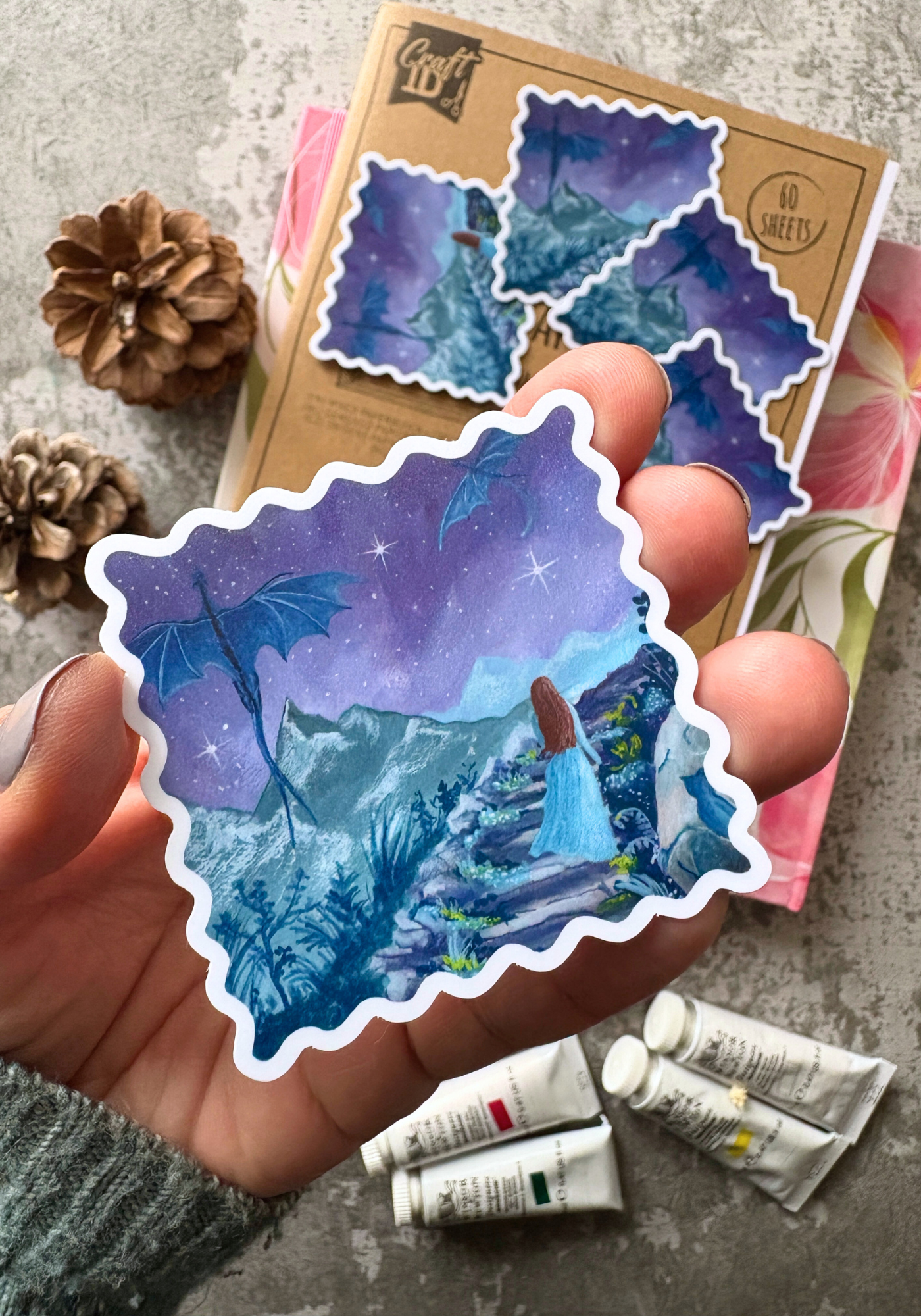 Under Dragon Skies Sticker