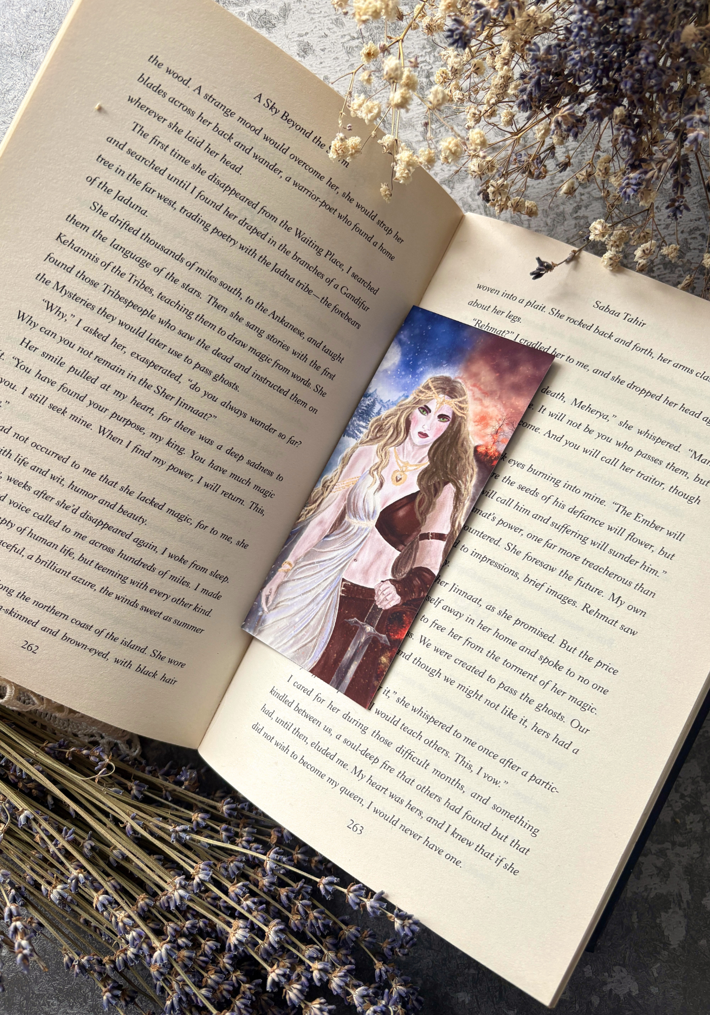 Freyja of Snow and Flame Bookmark