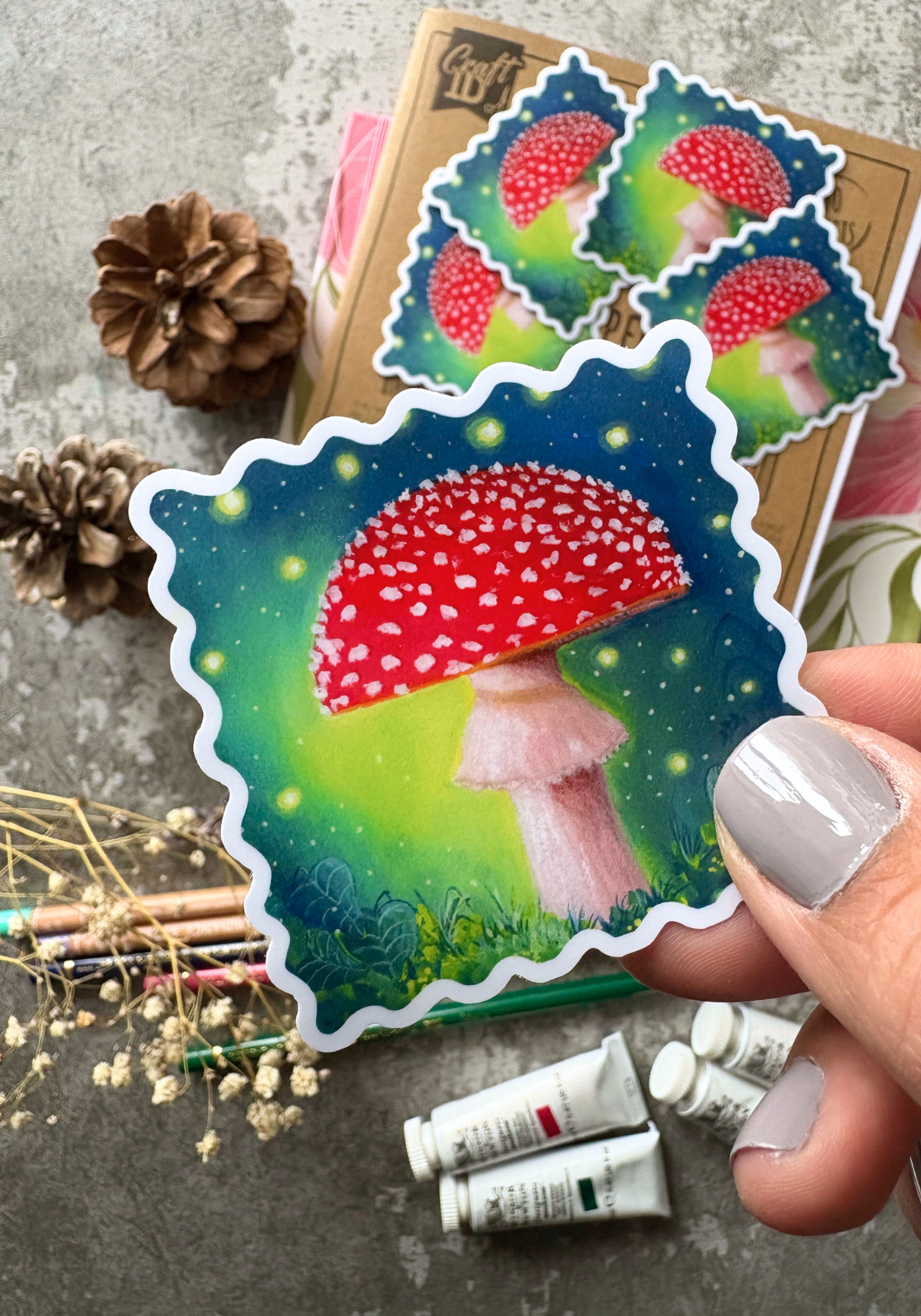 The Enchanted Mushroom Sticker