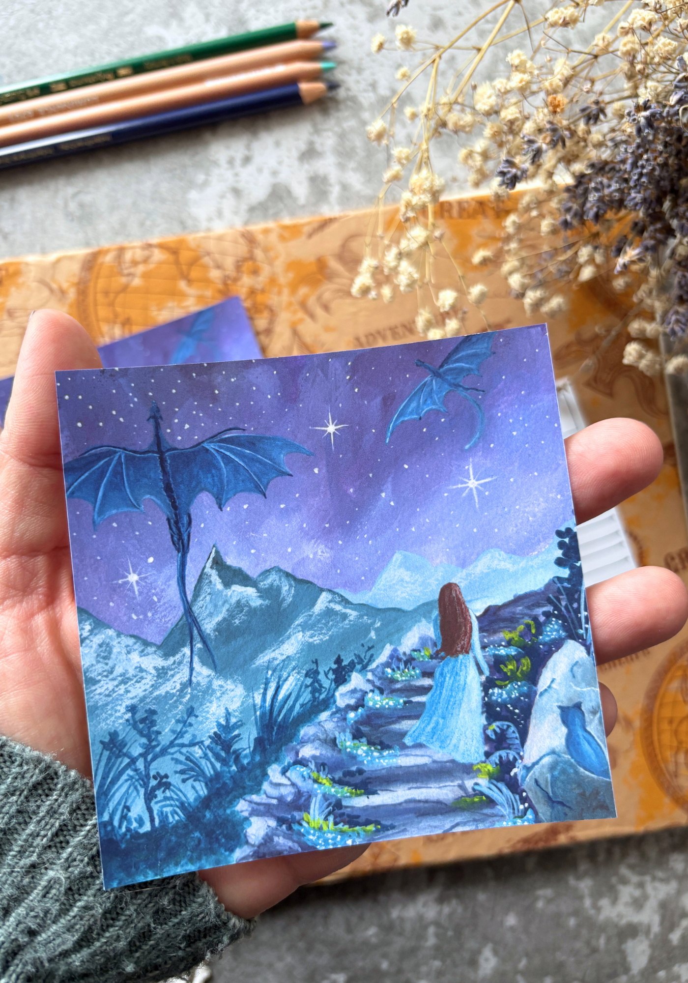 Under Dragon Skies Postcard