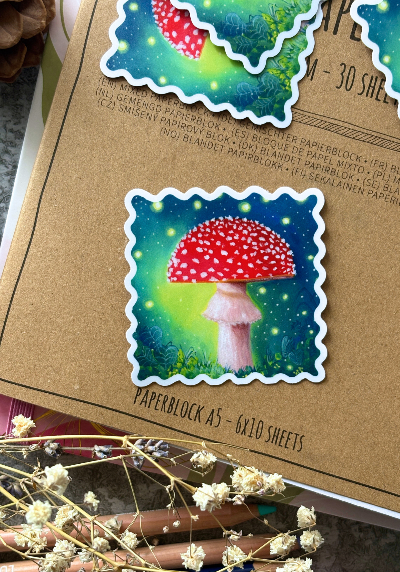 The Enchanted Mushroom Sticker