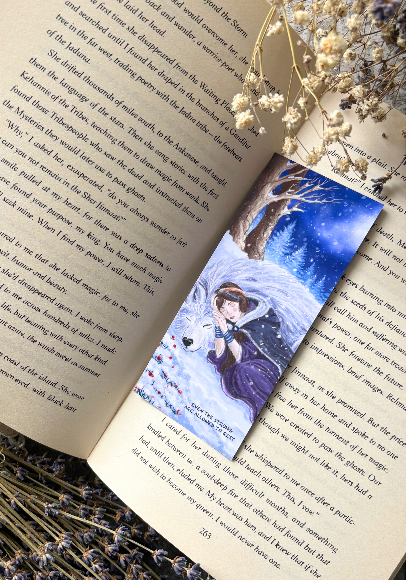 Held by the Silver Night Bookmark