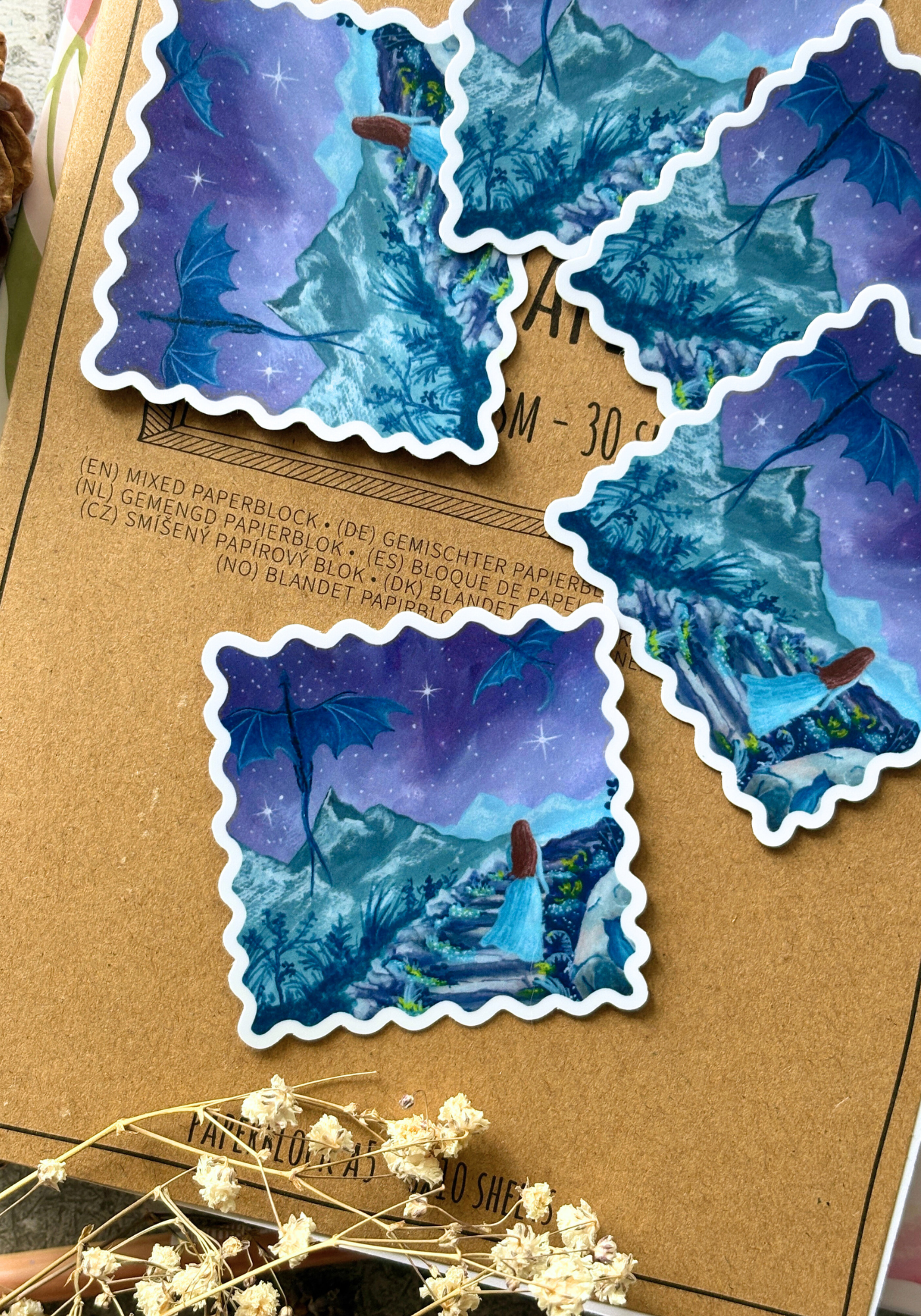Under Dragon Skies Sticker