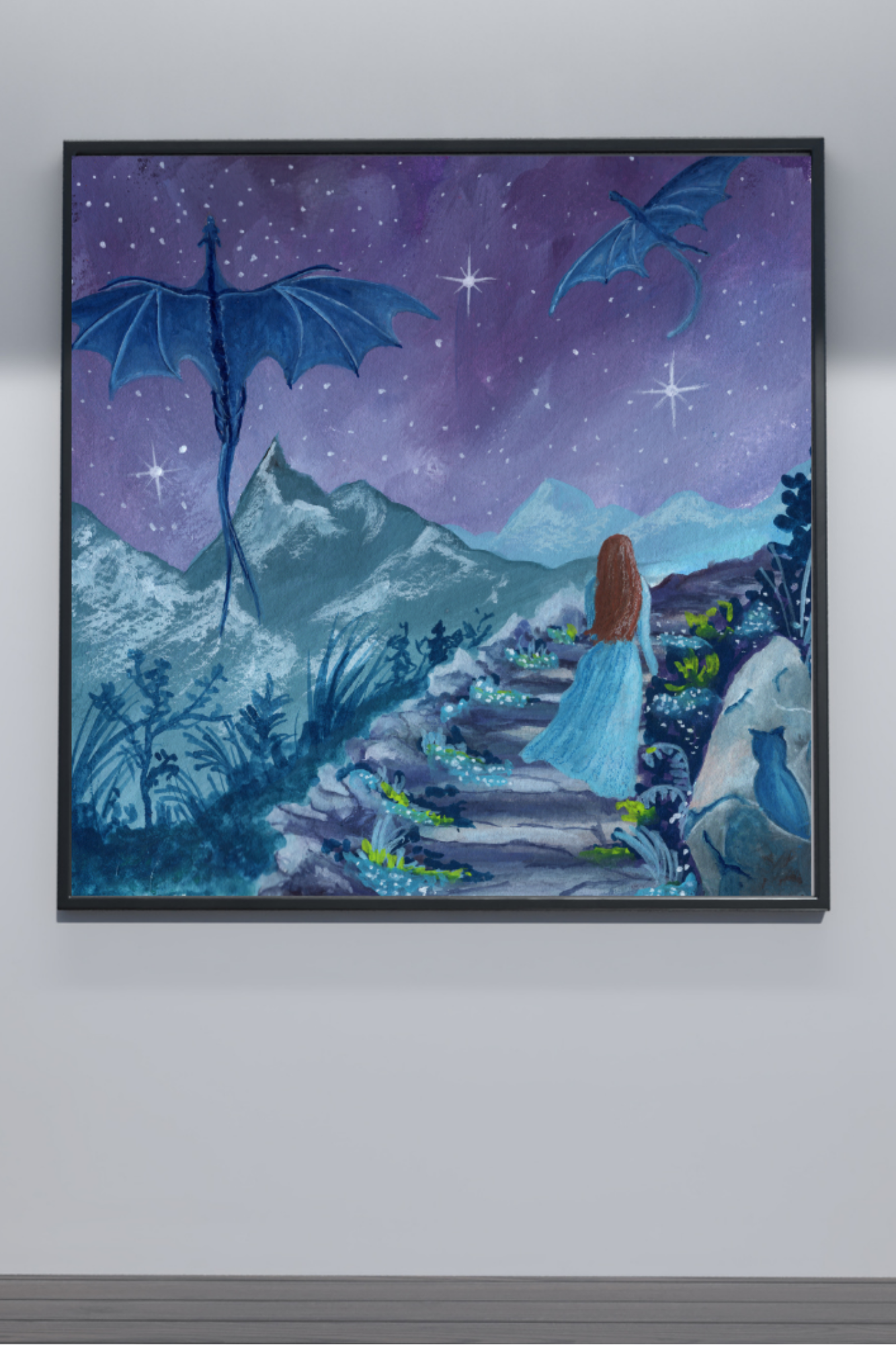 Under Dragon Skies Fine Art Print