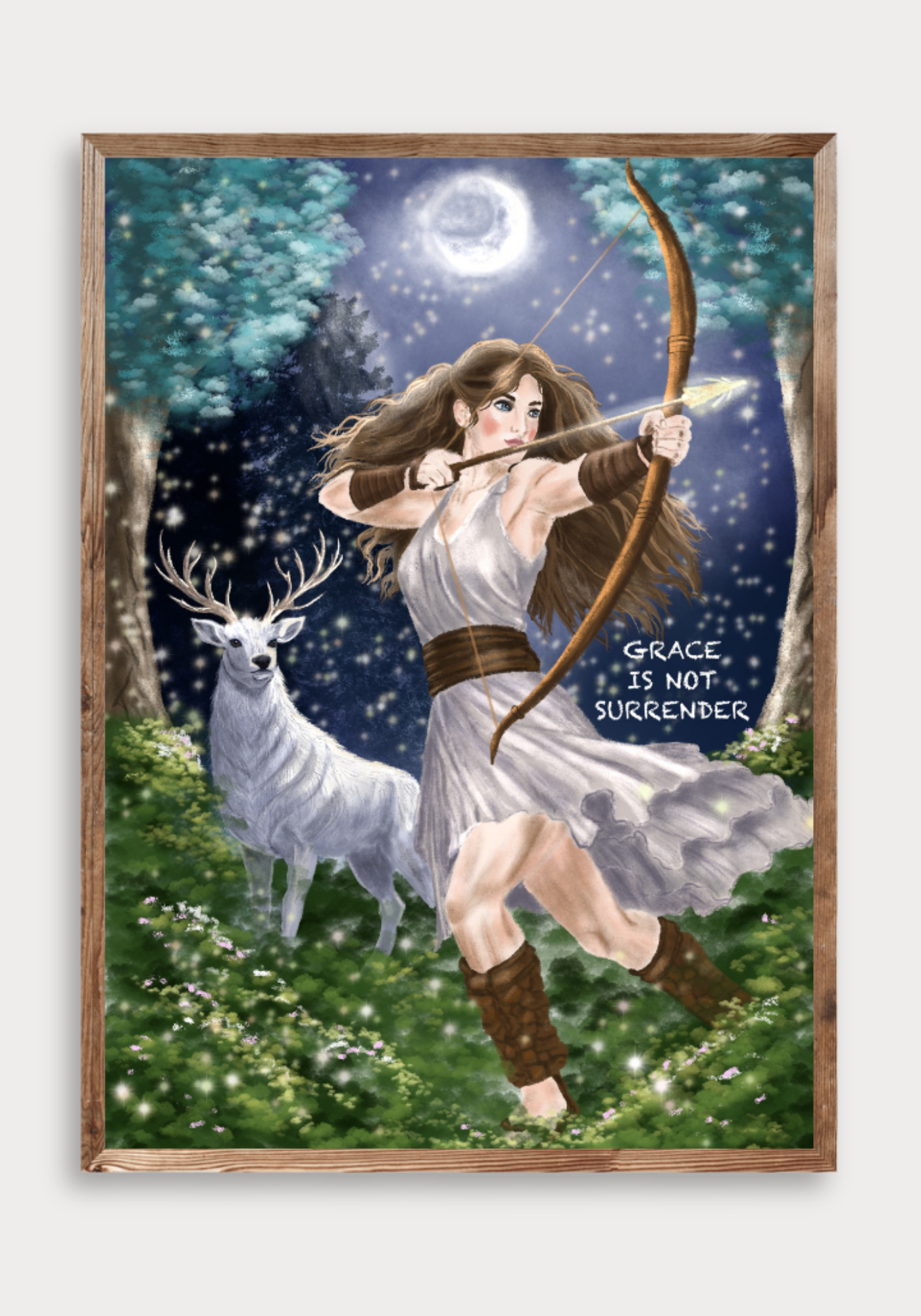 The Poise of Artemis Fine Art Print