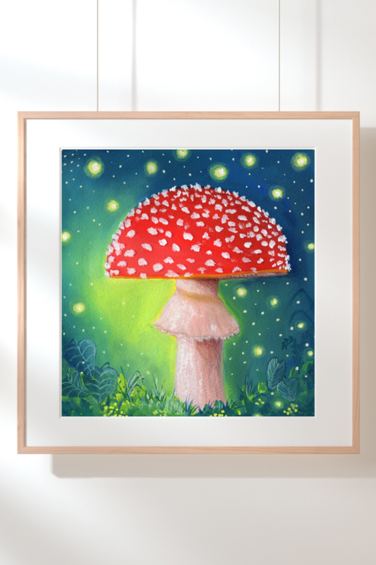 The Enchanted Mushroom Fine Art Print