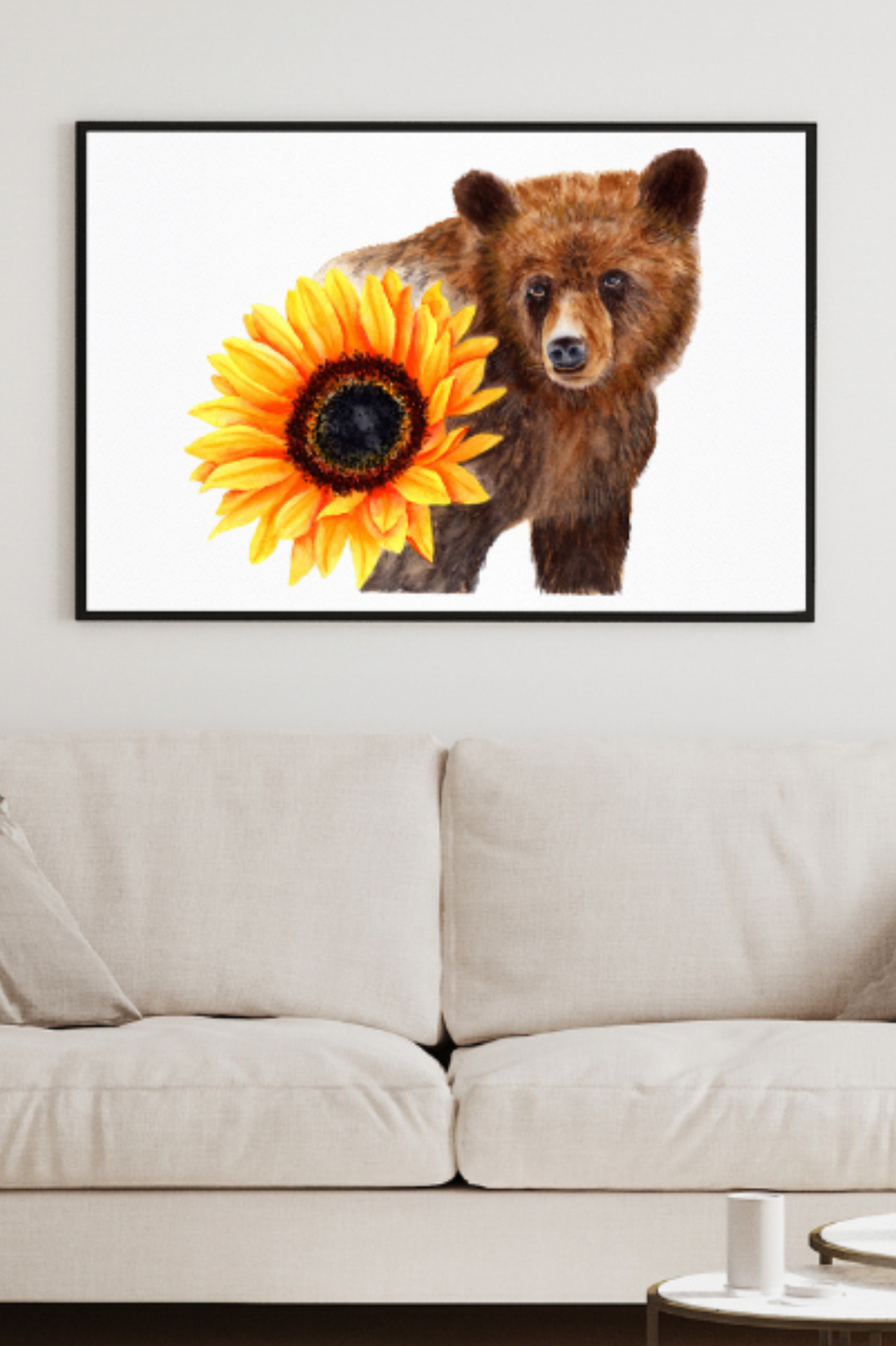 Bear & Golden Hues Fine Art Print