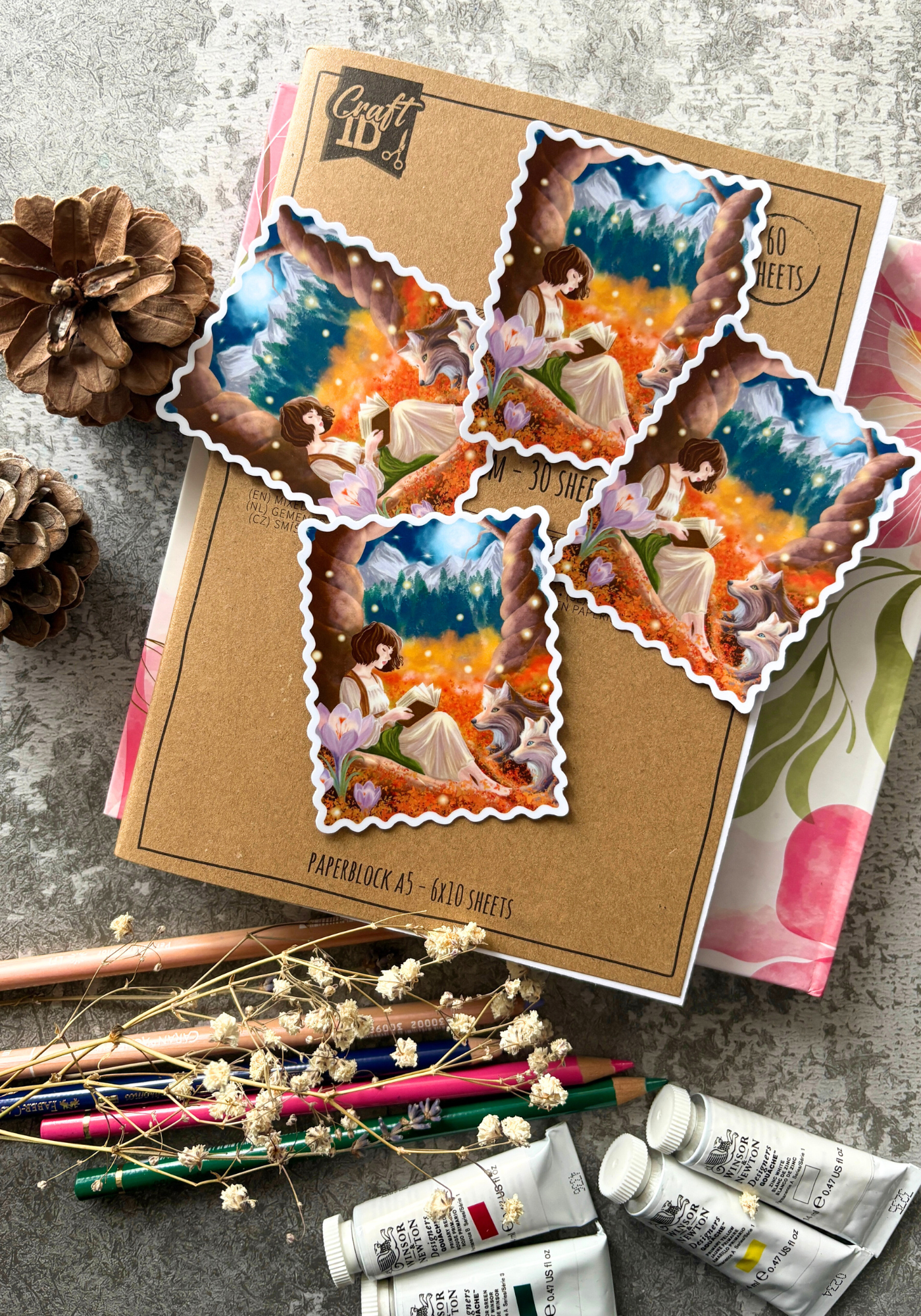 A Quiet Autumn Tale Sticker