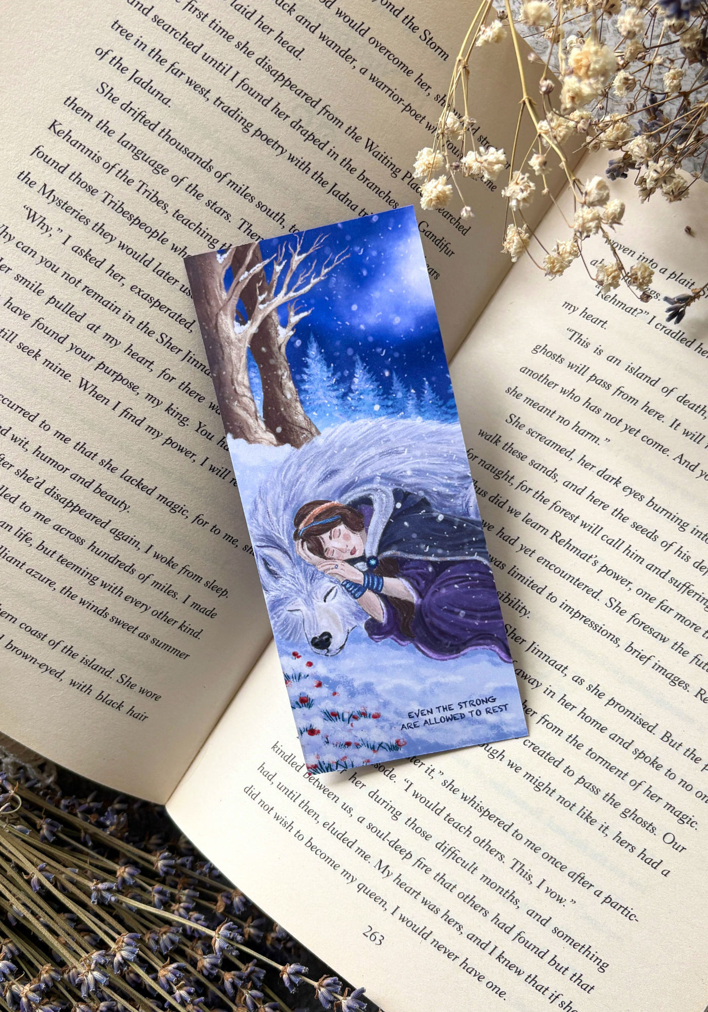 Held by the Silver Night Bookmark