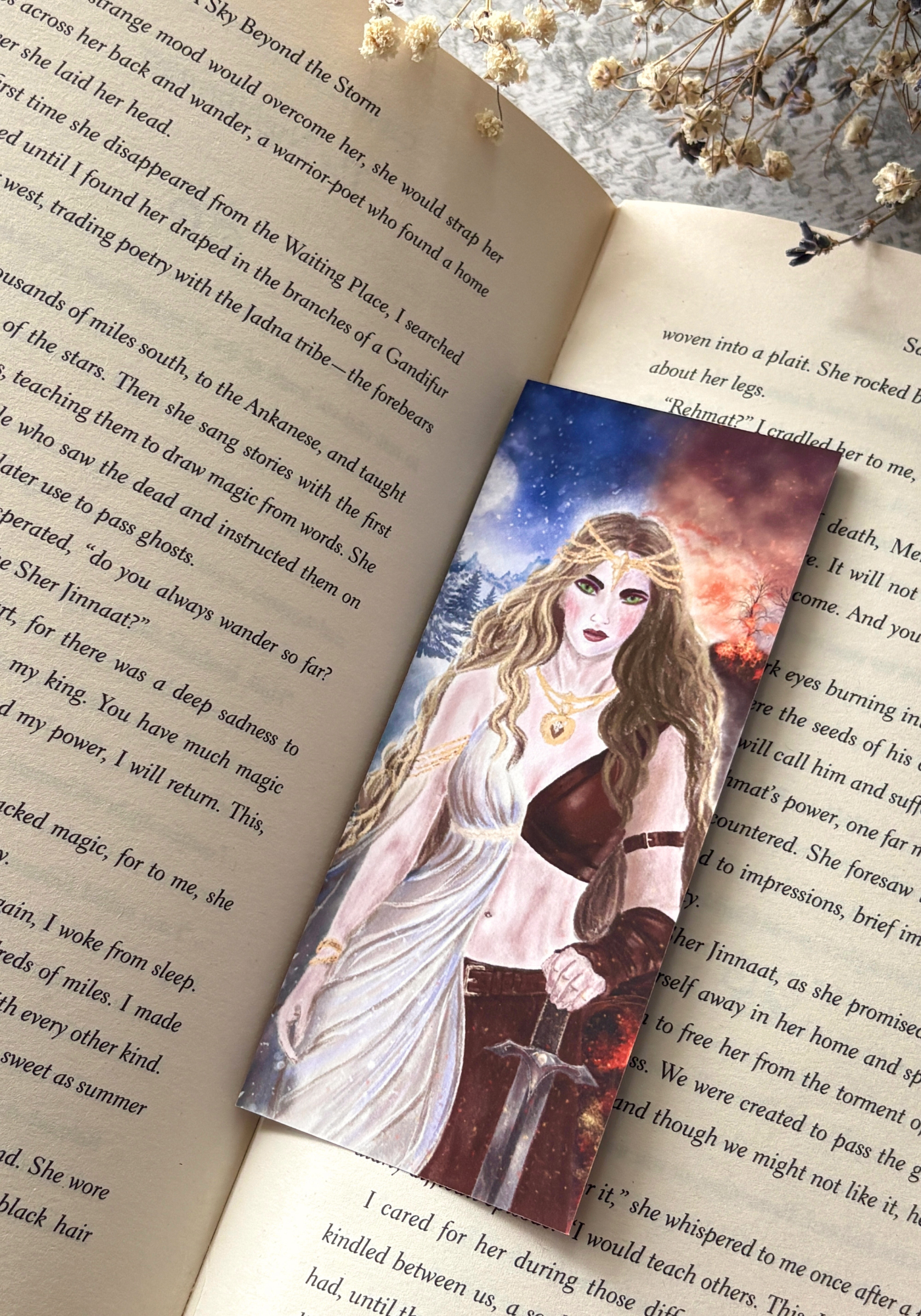 Freyja of Snow and Flame Bookmark