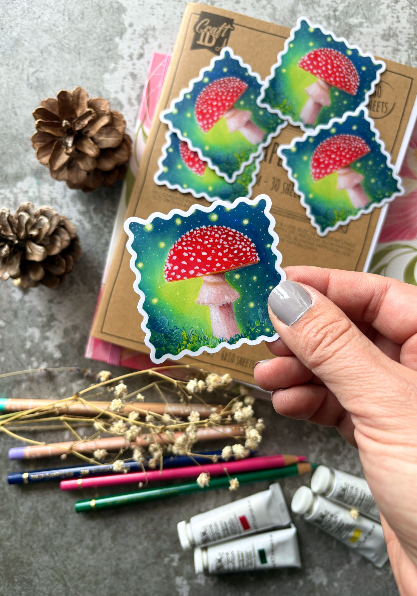 The Enchanted Mushroom Sticker