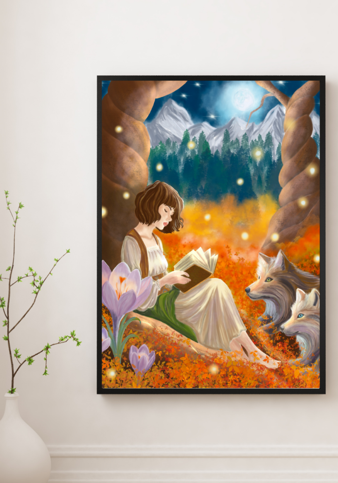 A Quiet Autumn Tale Fine Art Print