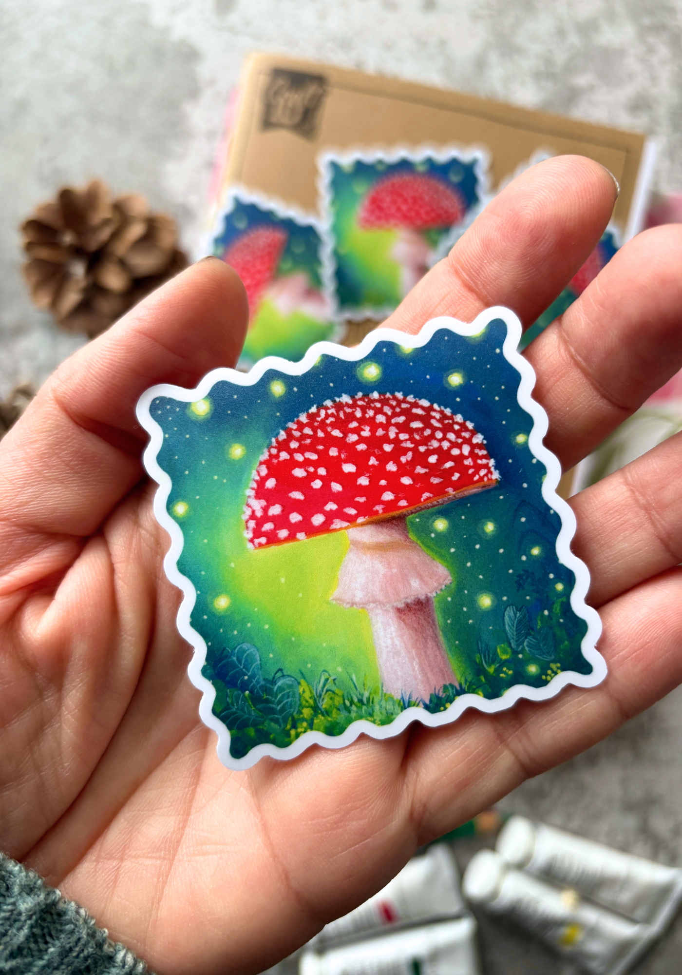 The Enchanted Mushroom Sticker