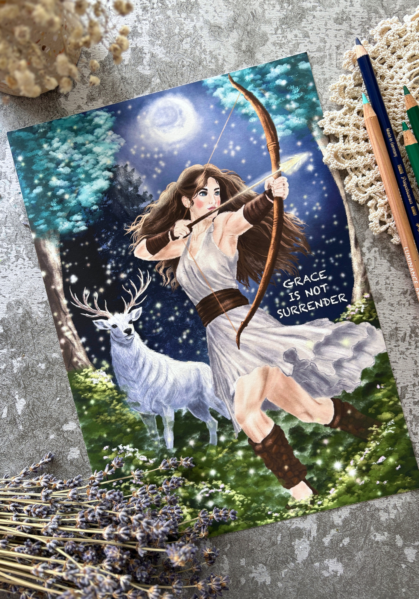 The Poise of Artemis Fine Art Print