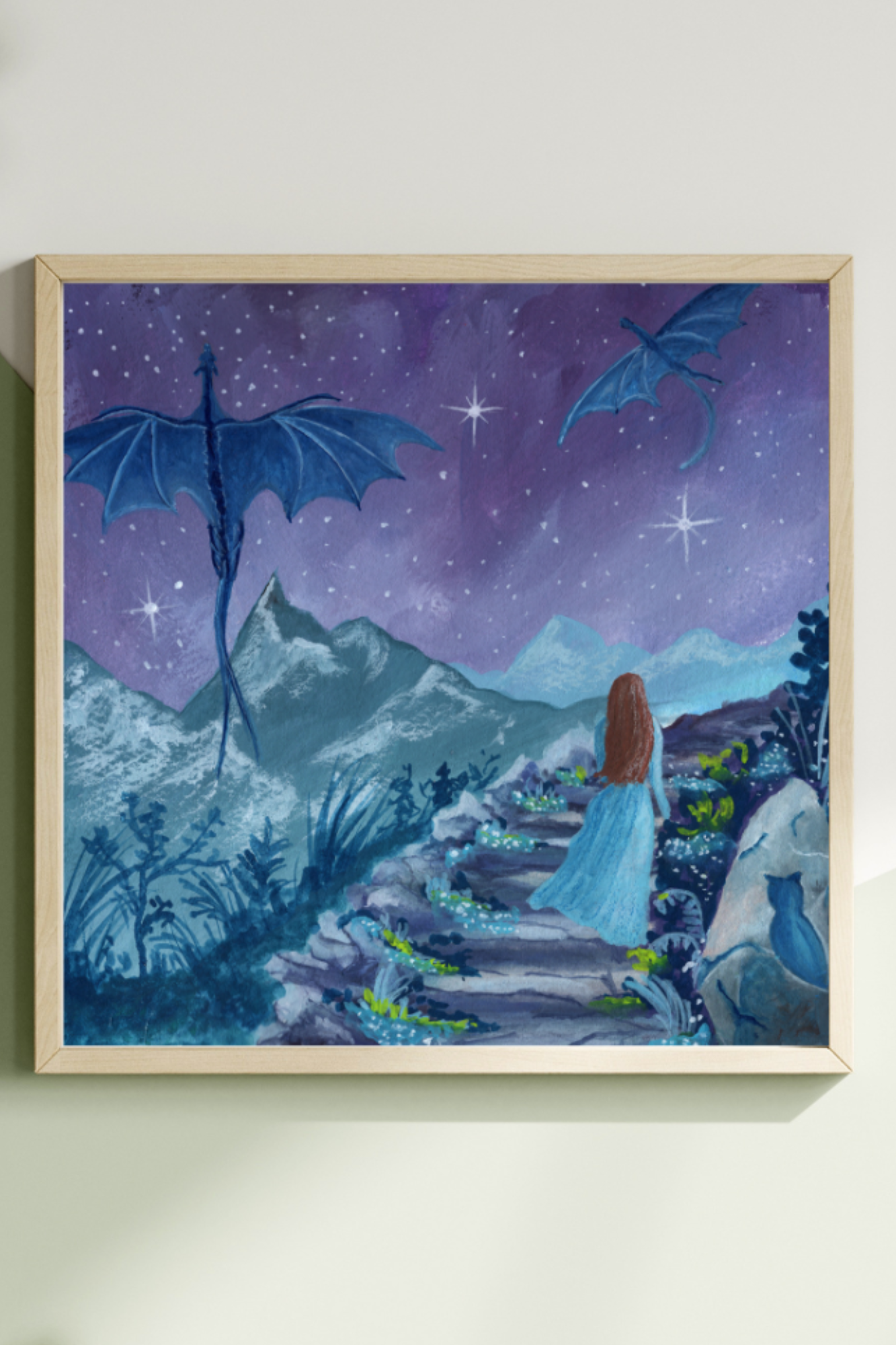 Under Dragon Skies Fine Art Print