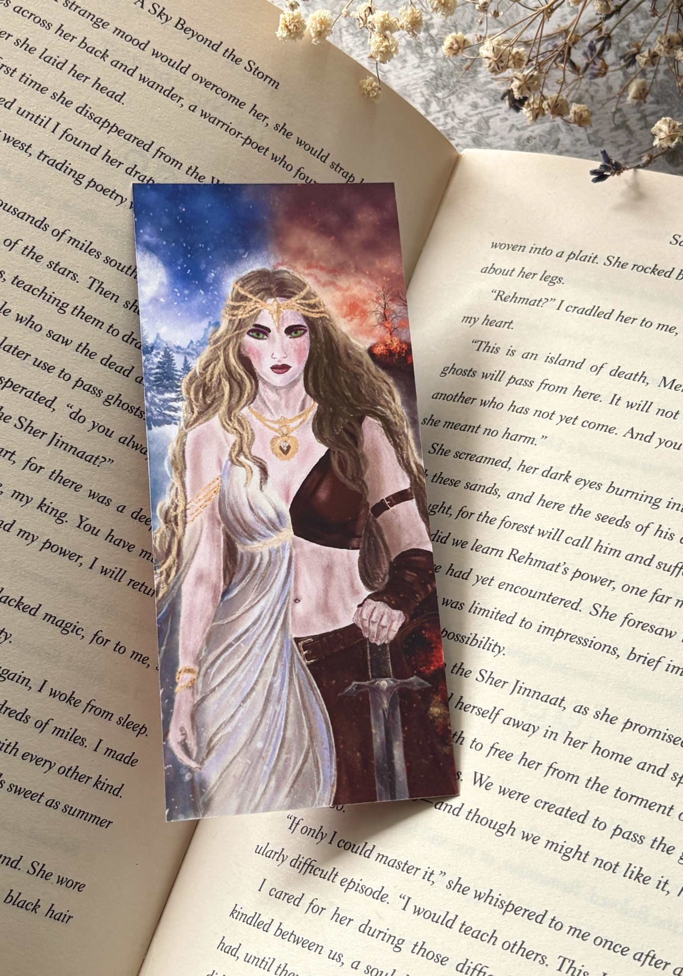 Freyja of Snow and Flame Bookmark