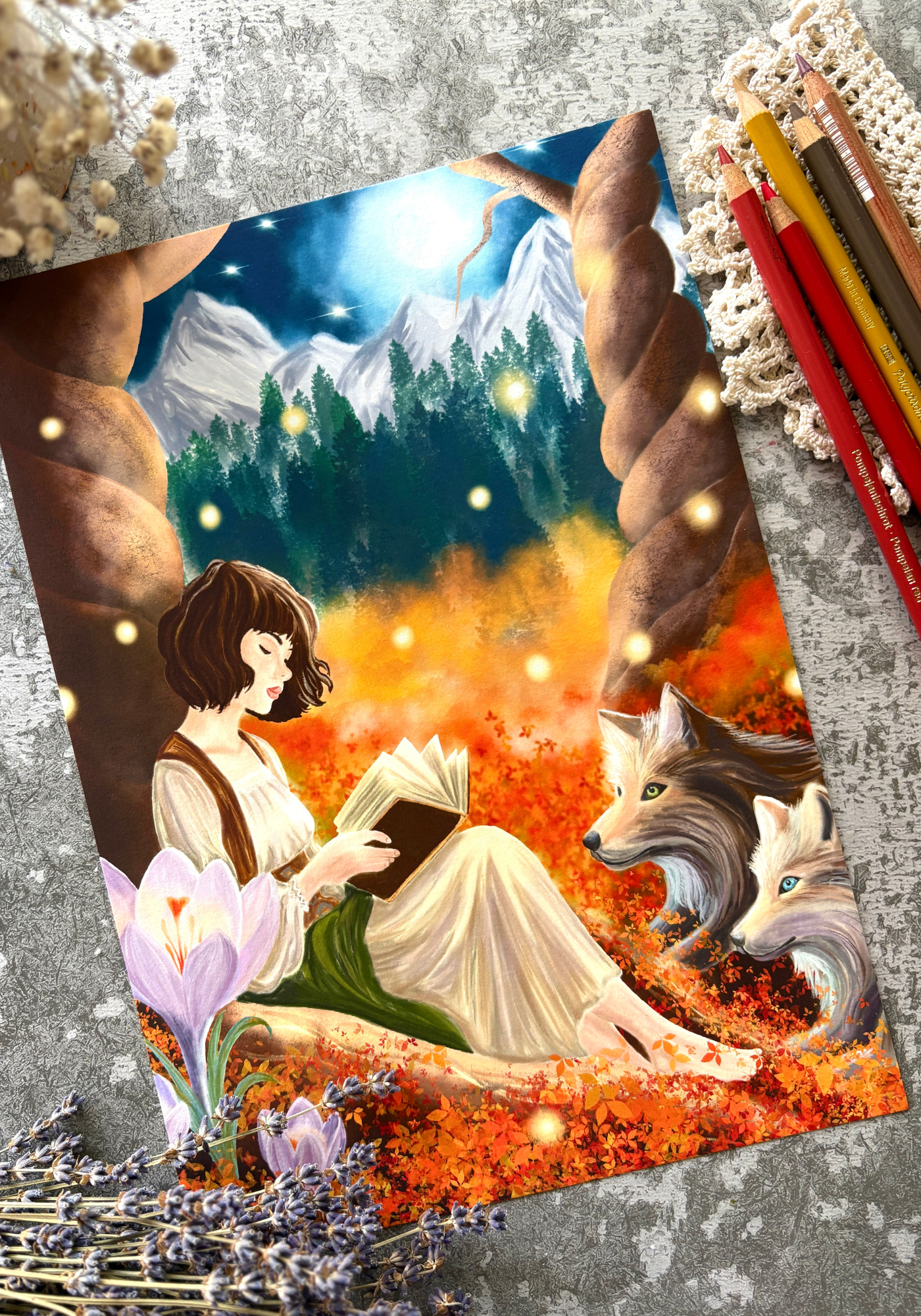 A Quiet Autumn Tale Fine Art Print