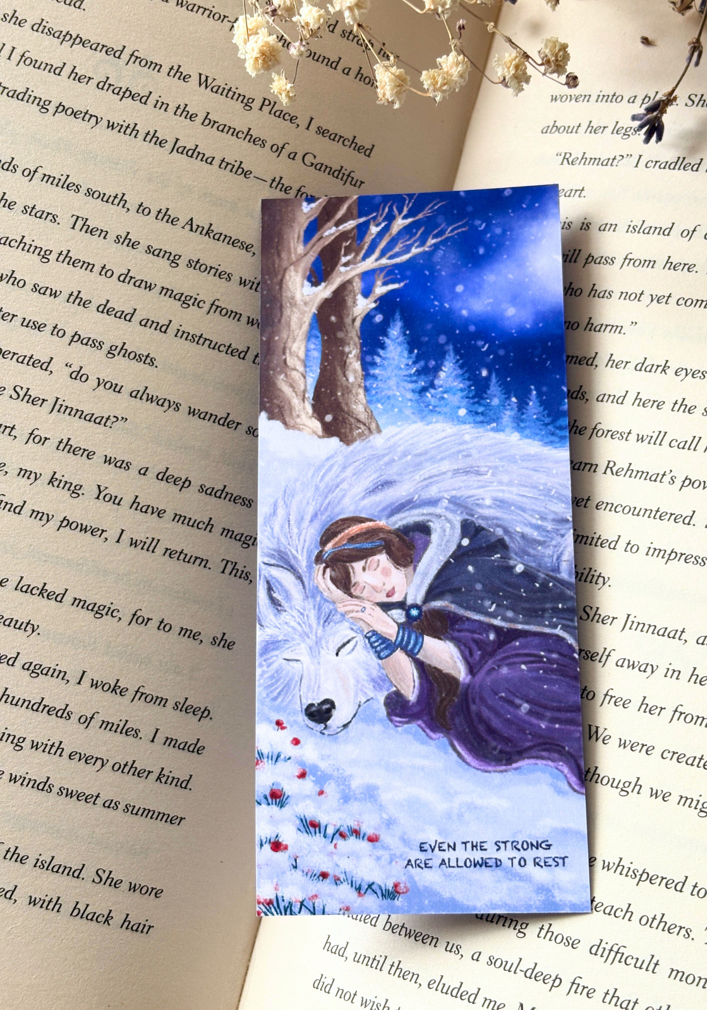 Held by the Silver Night Bookmark