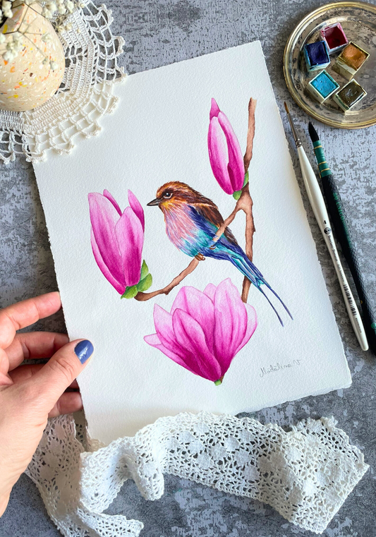 Magnolia Serenade Fine Art Print