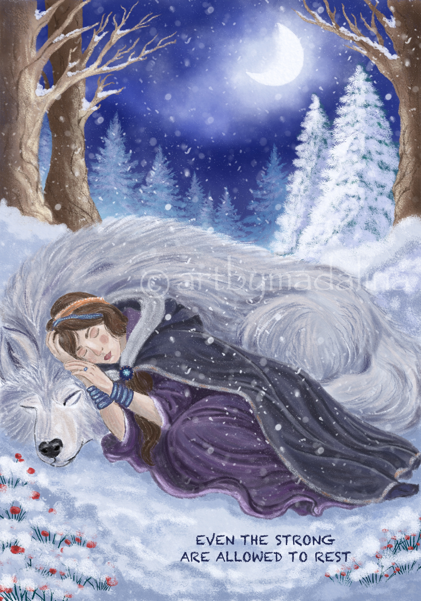 Held by the Silver Night