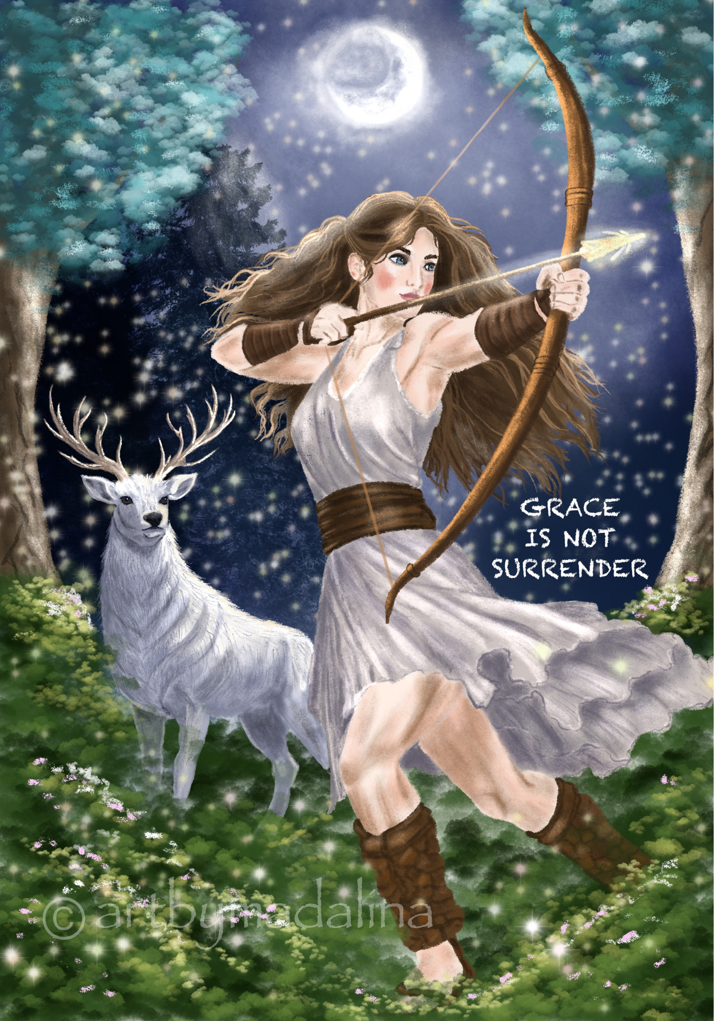 The Poise of Artemis Fine Art Print