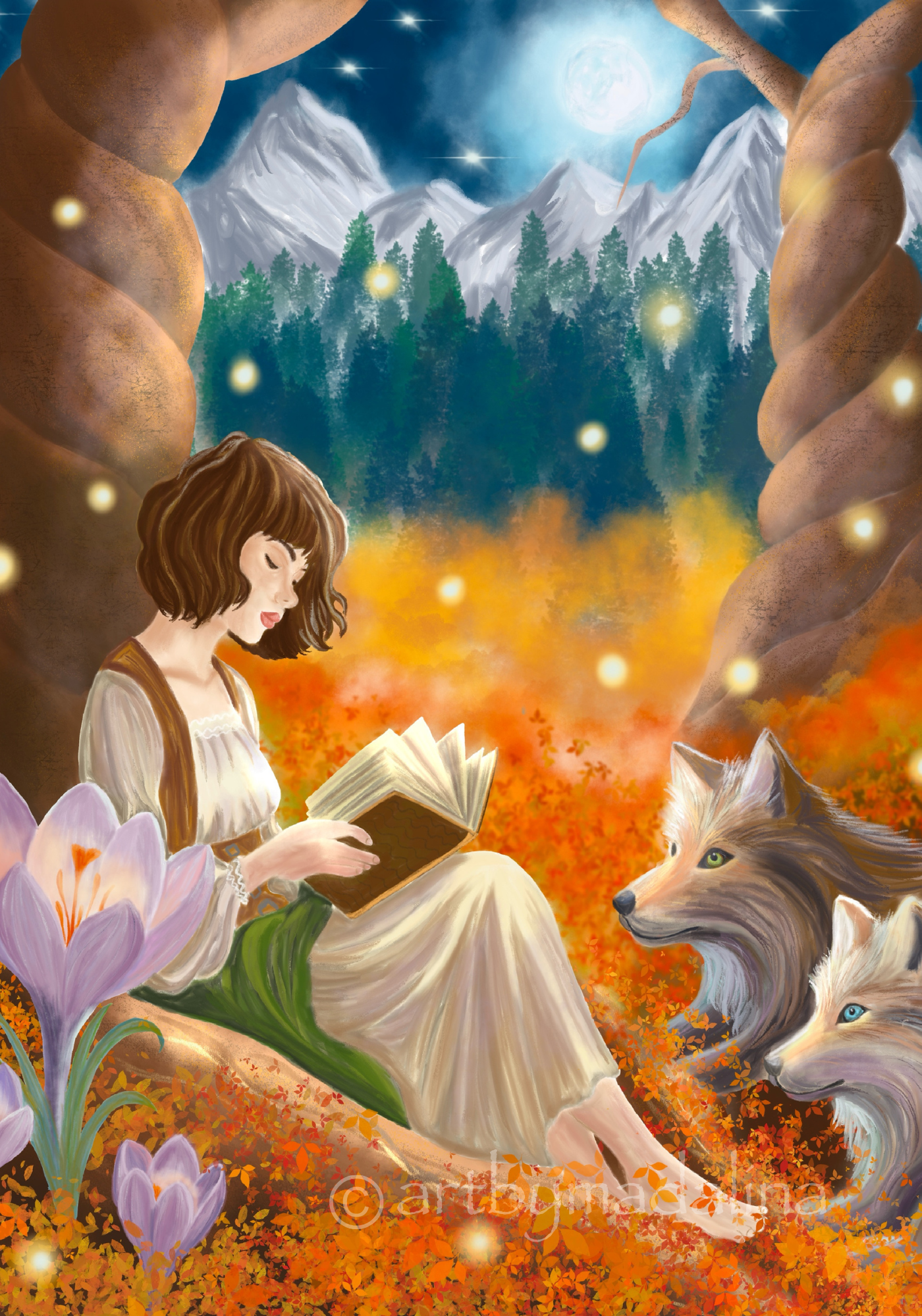 A Quiet Autumn Tale Fine Art Print