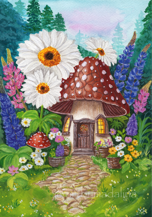 Bloomguard Cottage Fine Art Print